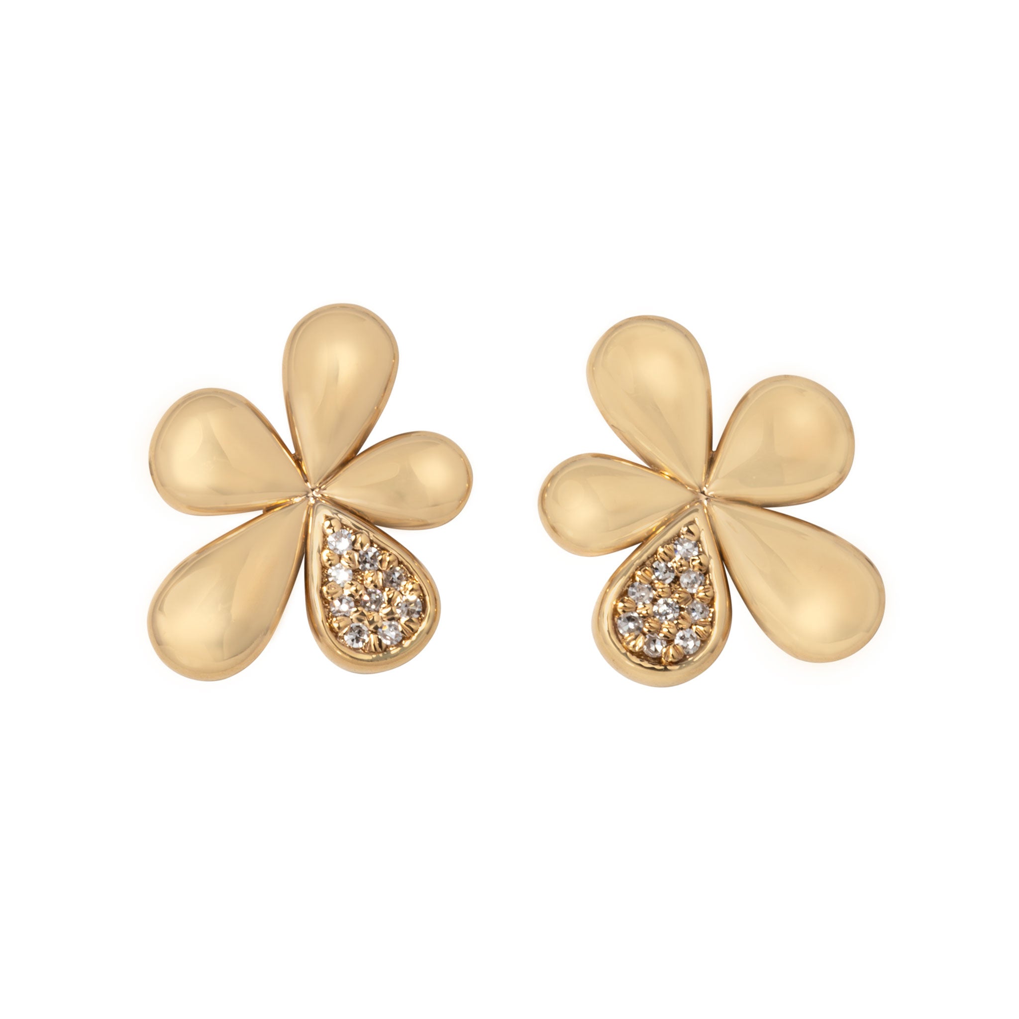 14K selling Yellow Gold Stud Earrings