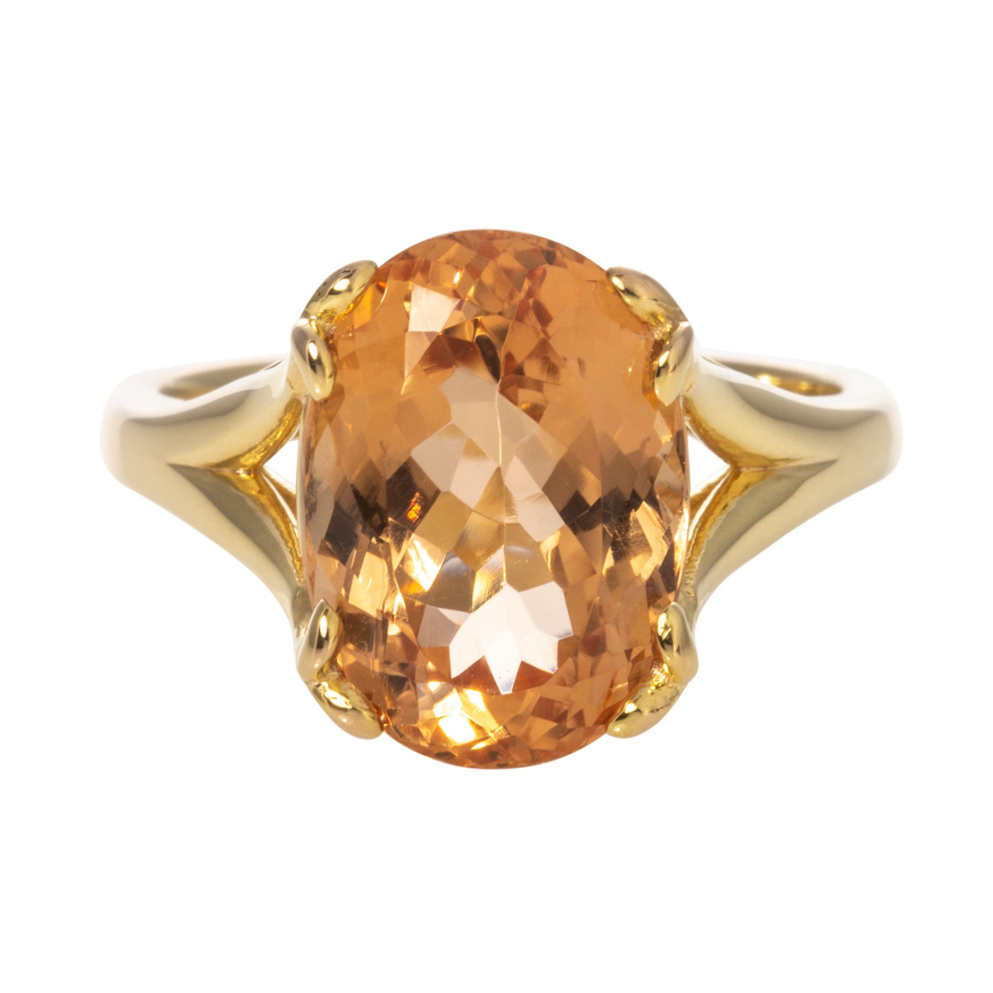 Imperial Topaz 14K Gold River Ring