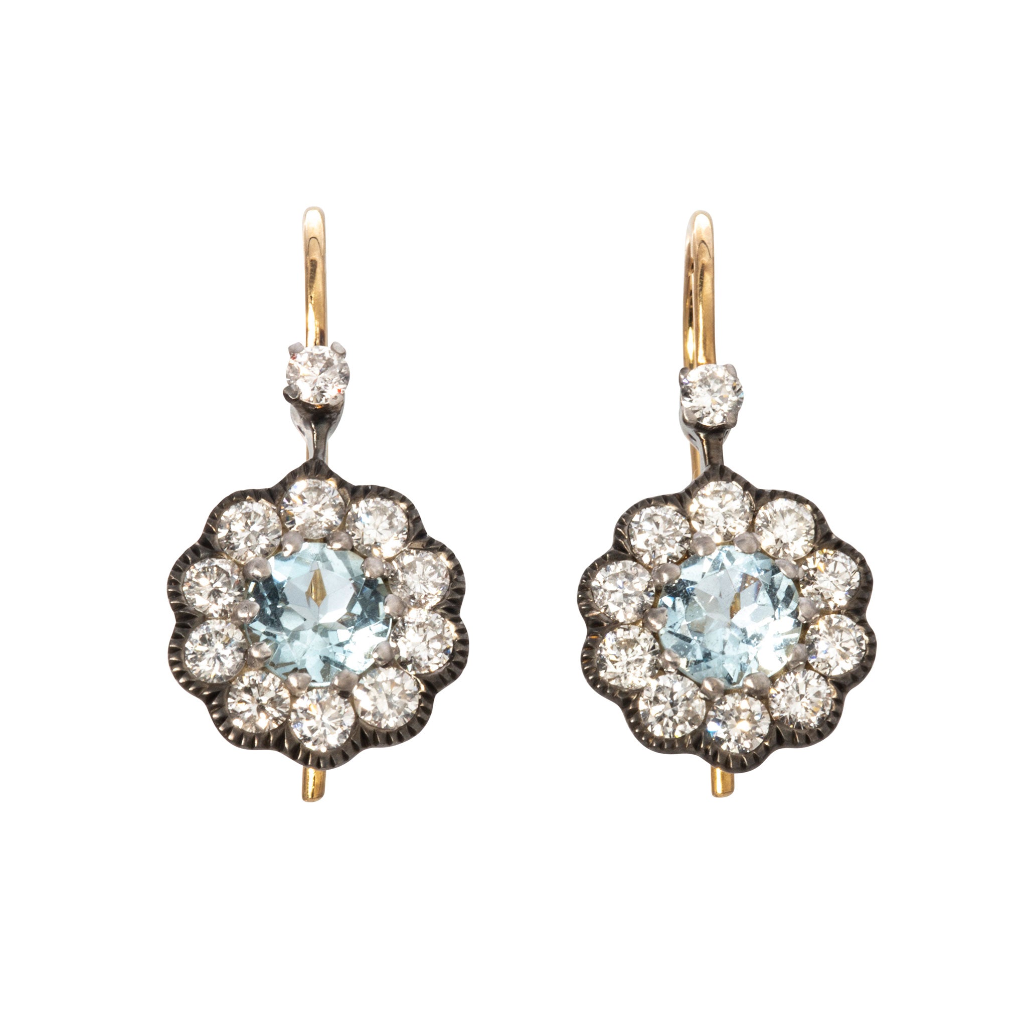 Aquamarine outlet drop Earrings