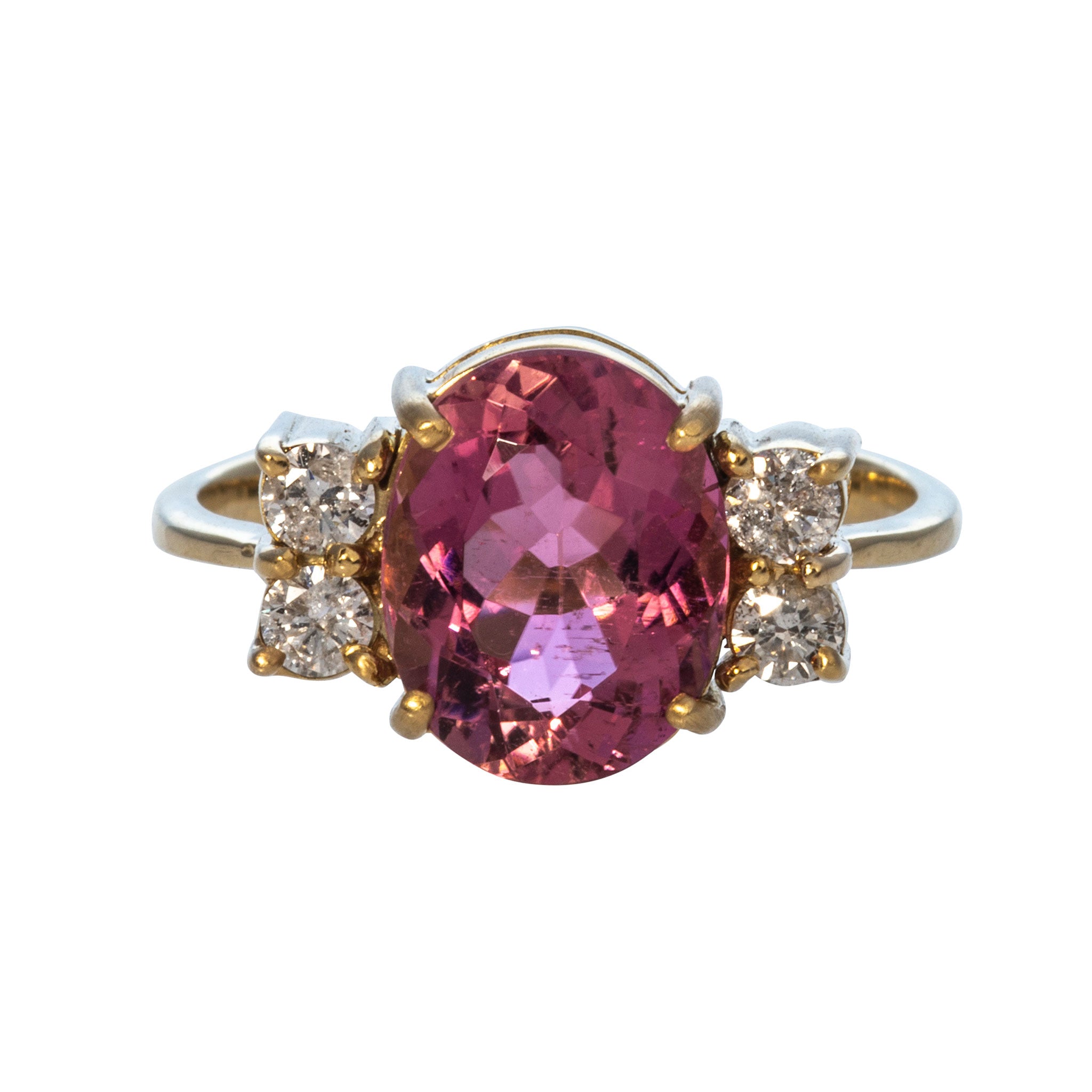 18825 Ring Rubellite online 585 14KT gelb Gold Gr. 60