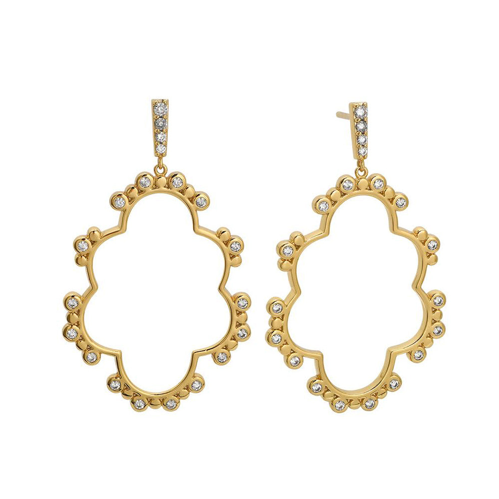 Goldbug Long Drop Earrings