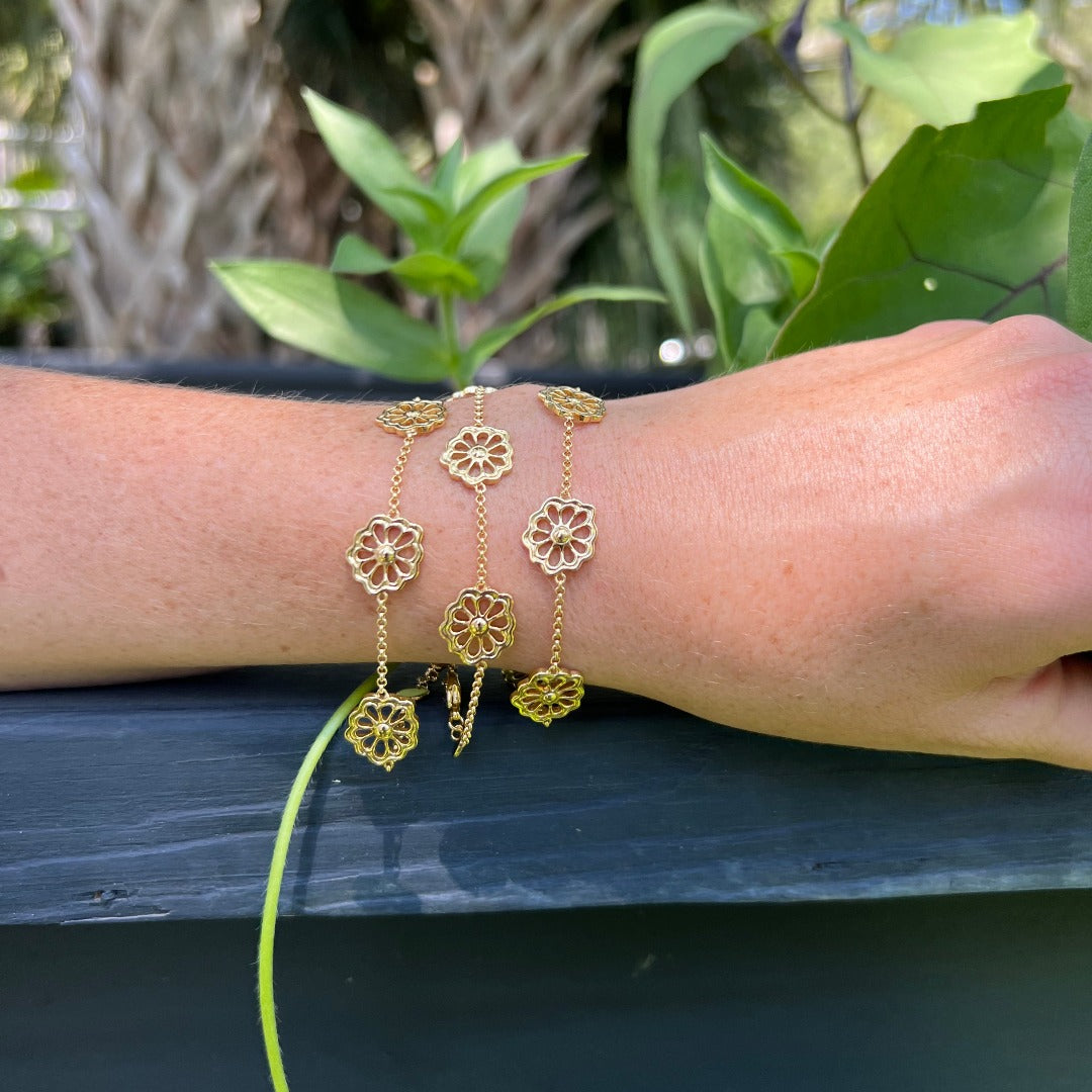 Goldbug By The Bunch Okra Bracelet – Croghan's Jewel Box