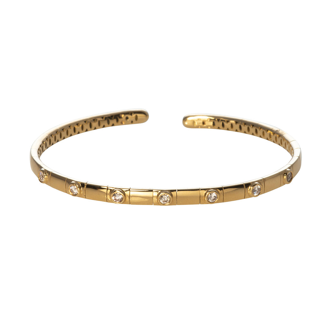 Gold flex online bangle bracelet