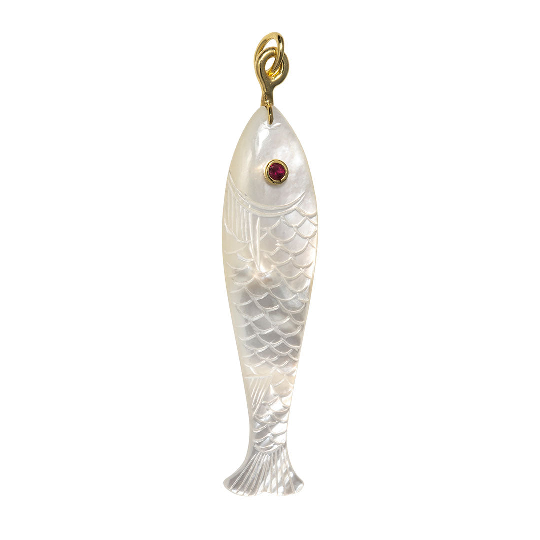 Large on sale fish pendant