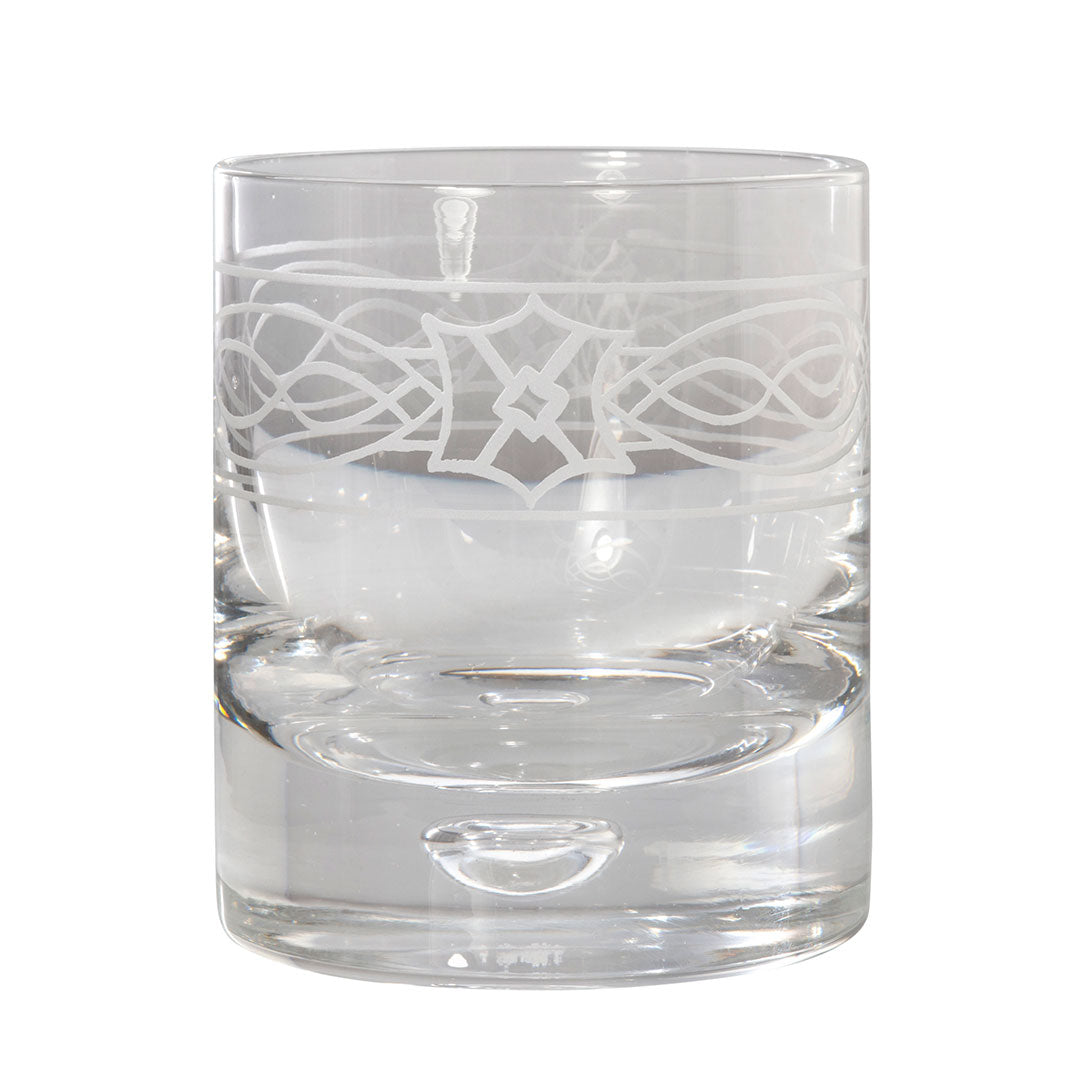 King Size Double Shot Glass Jigger White Graphics