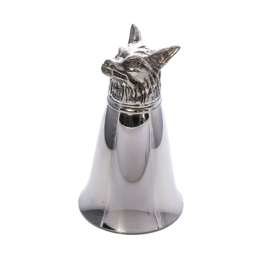 Large Dog Pewter, Shot Glass, Jigger, Stirrup Cup, Measure, Cup 