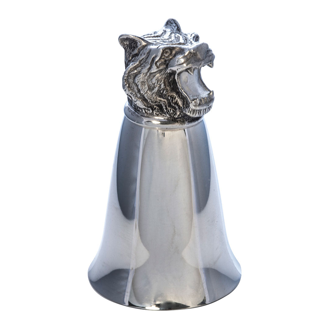 SouthernVintageWaresVintage Fox Jigger Shot Glass, Pewter Fox popular Jigger