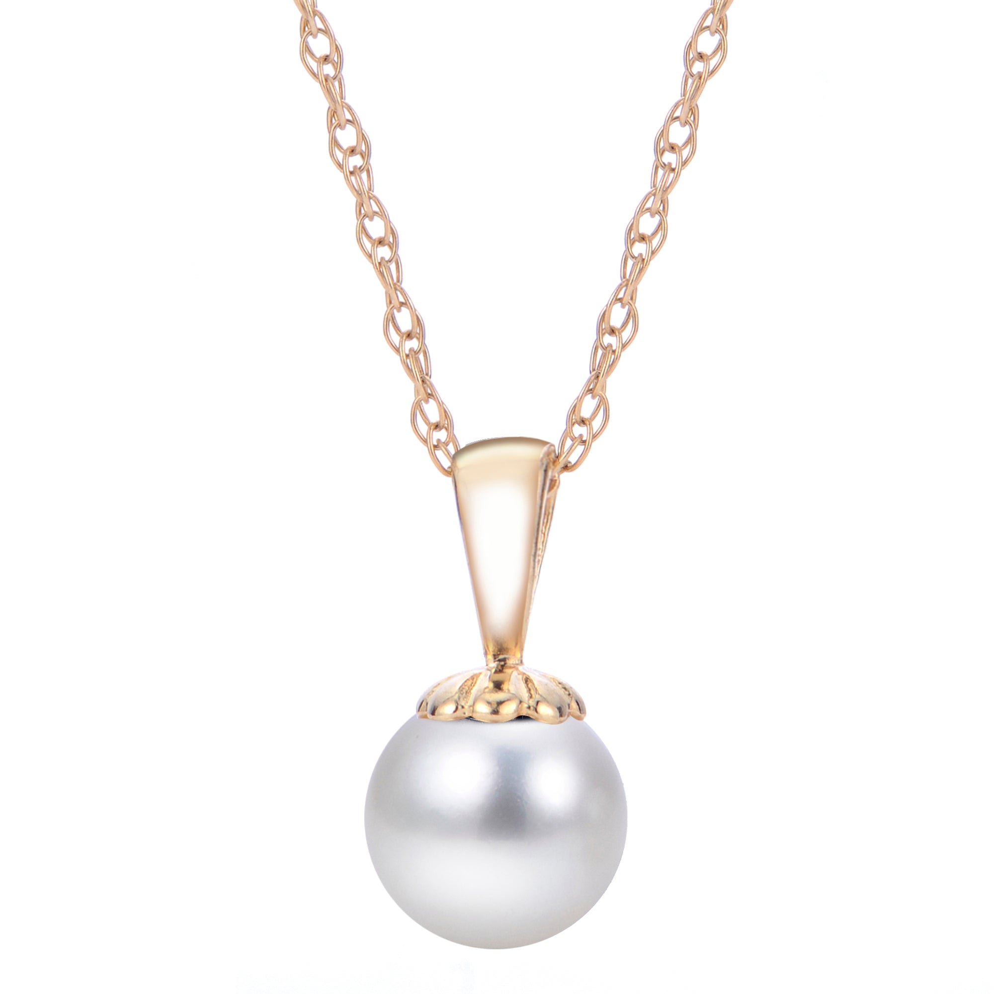 Akoya pearl outlet pendant necklace