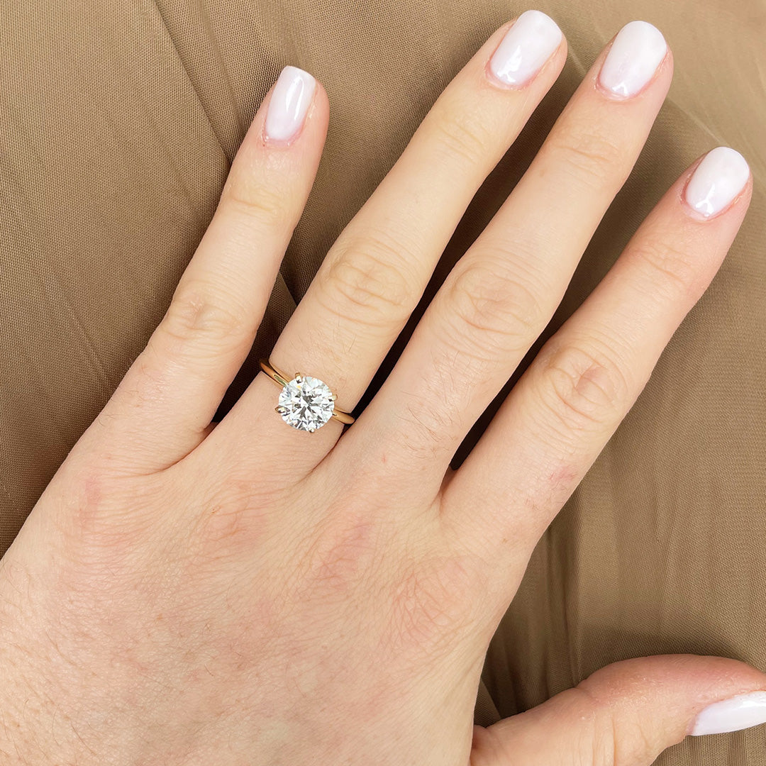 2.5 carat solitaire diamond shop ring