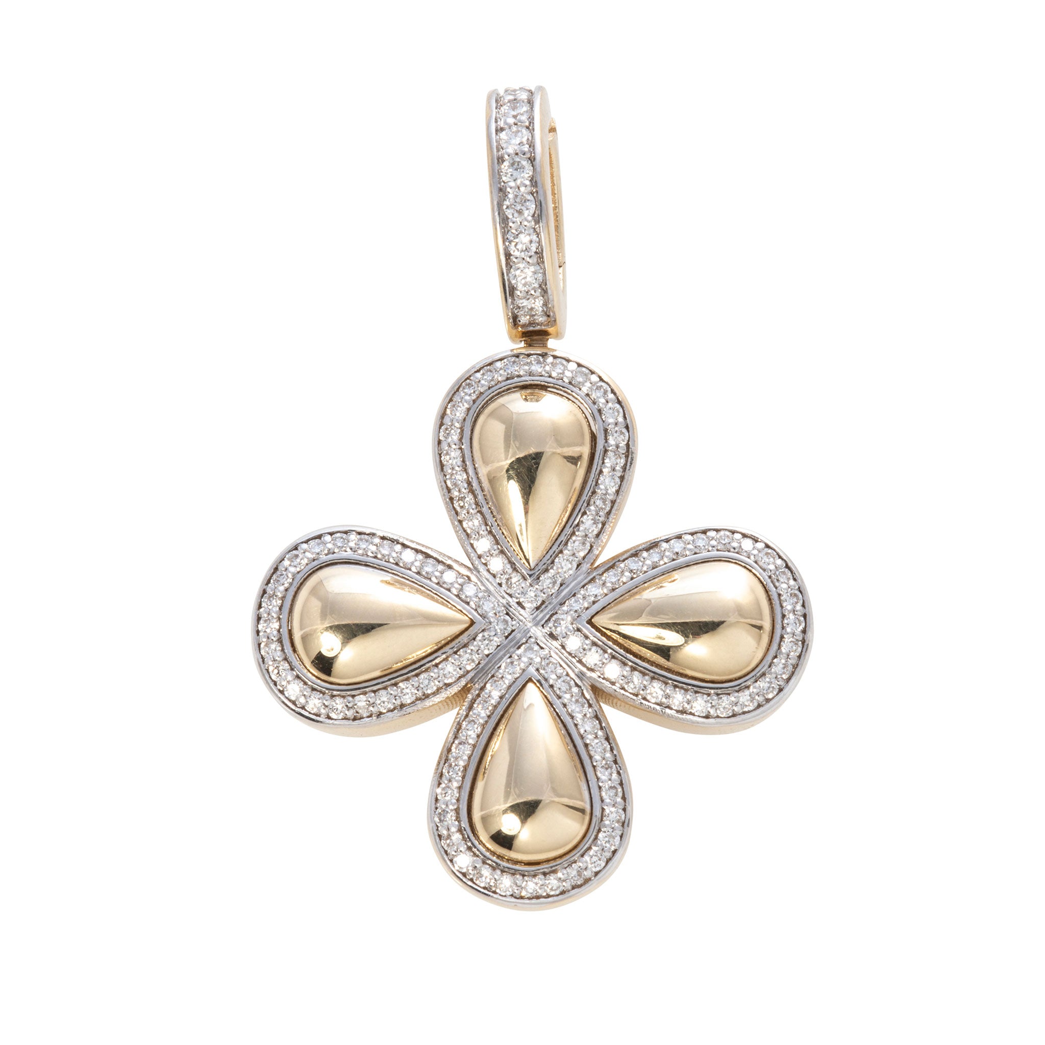 The Mary Pavé Diamond Quad Pendant