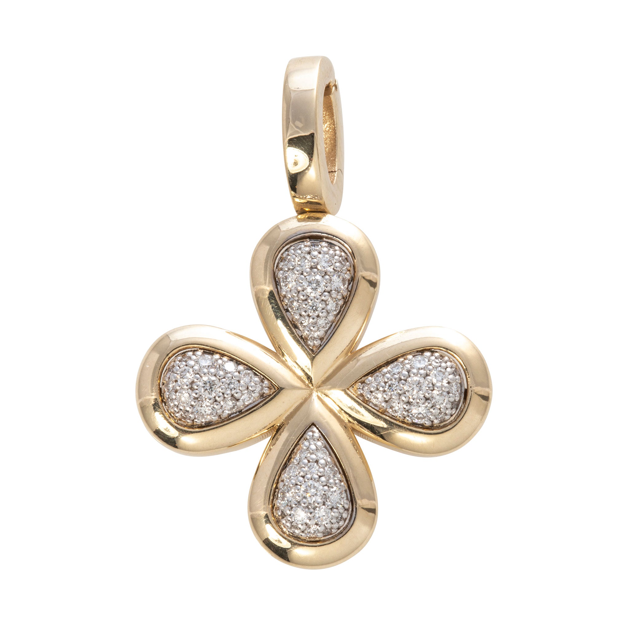 The Mary Pavé Diamond Quad Pendant