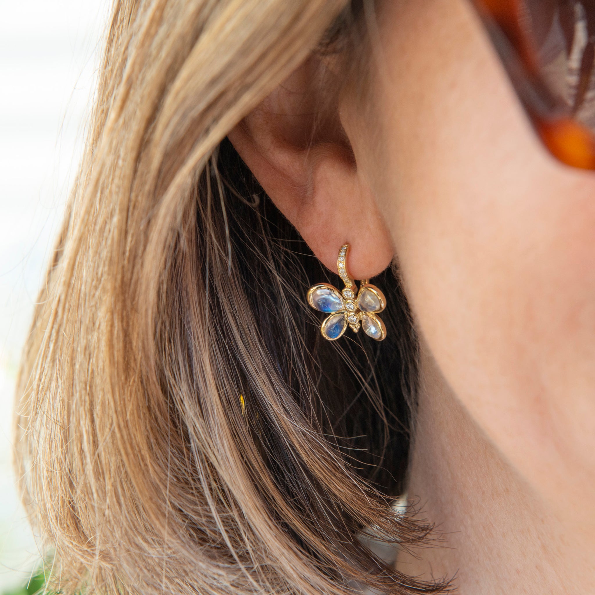 Temple St. Clair Luna Butterfly Earrings