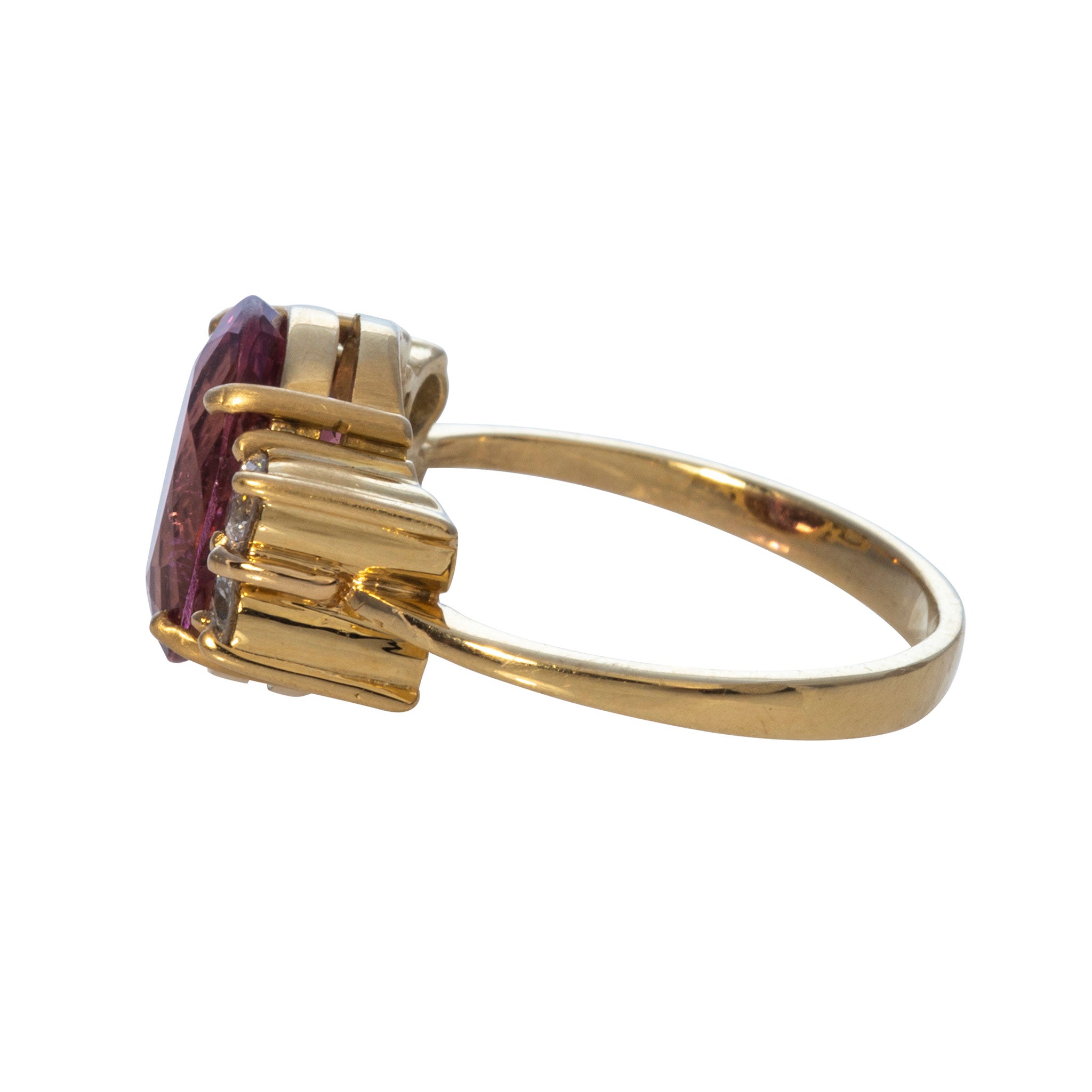 18825 Ring Rubellite online 585 14KT gelb Gold Gr. 60