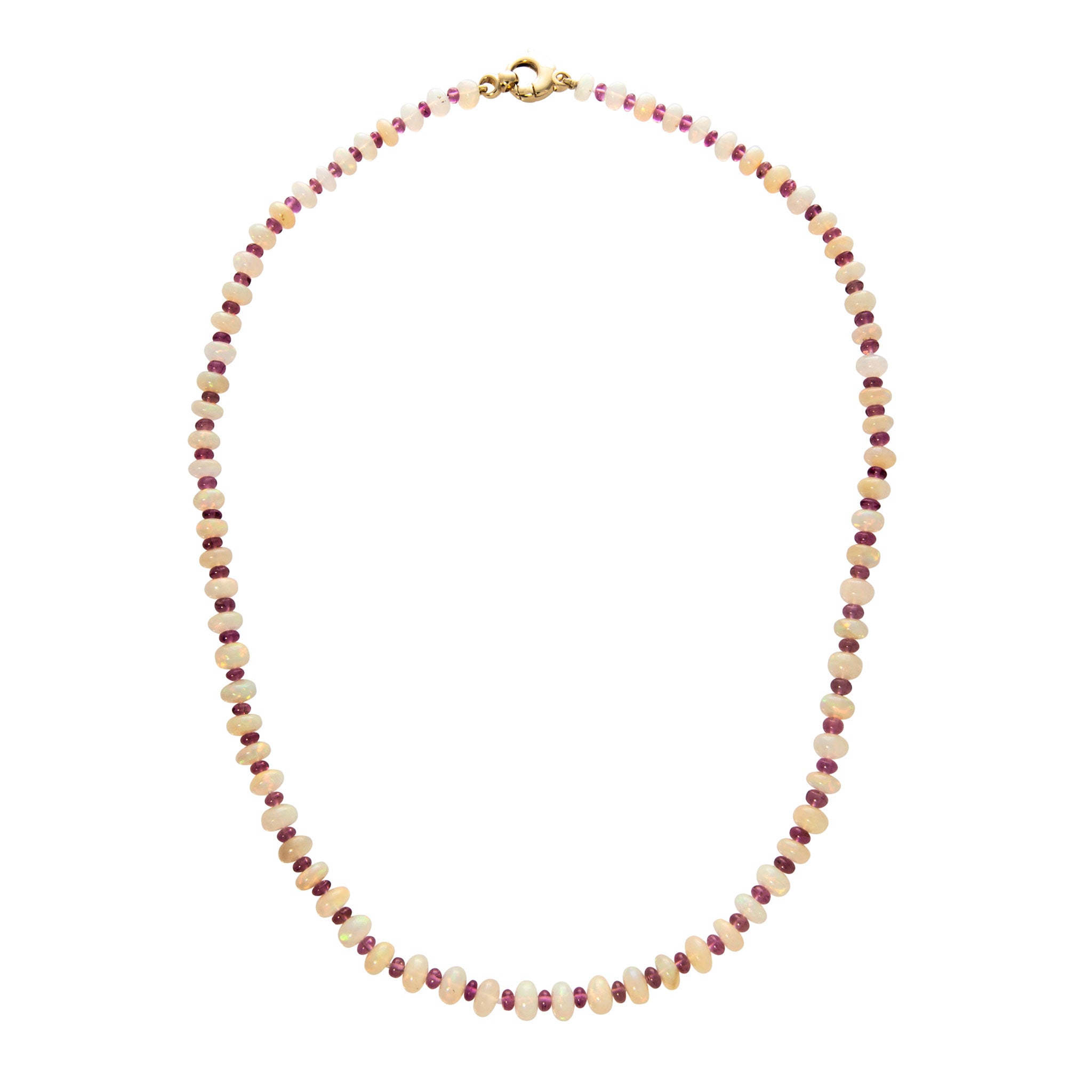 Goshwara Opal & Rubellite Bead 18K Gold Necklace