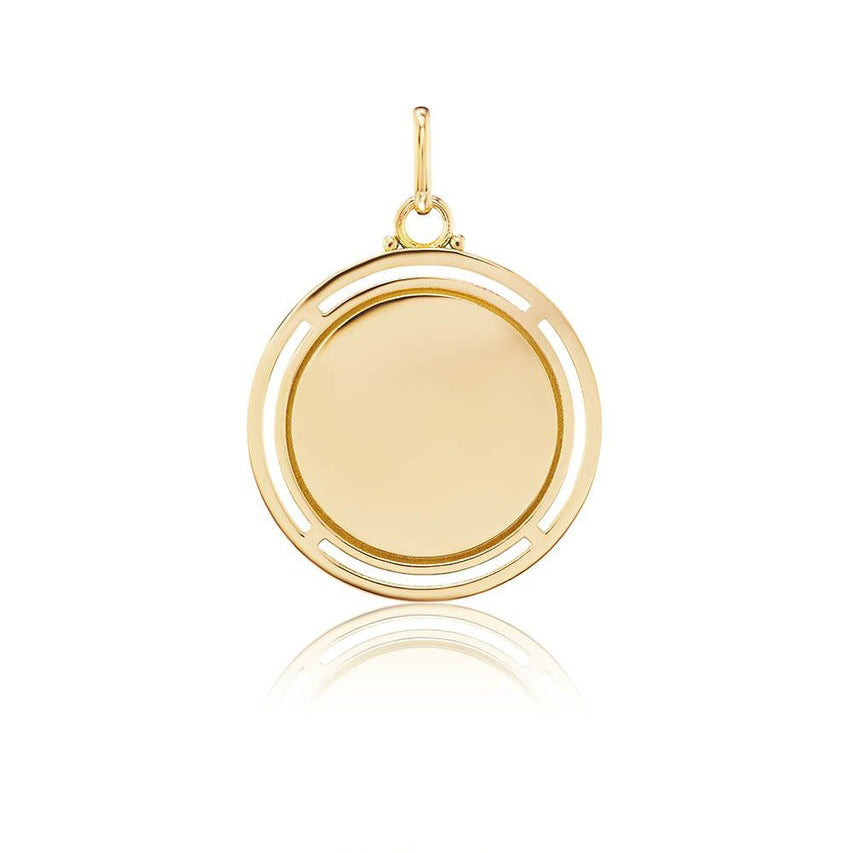 Aurelia Demark 18K Gold Medium Annabelle Pendant