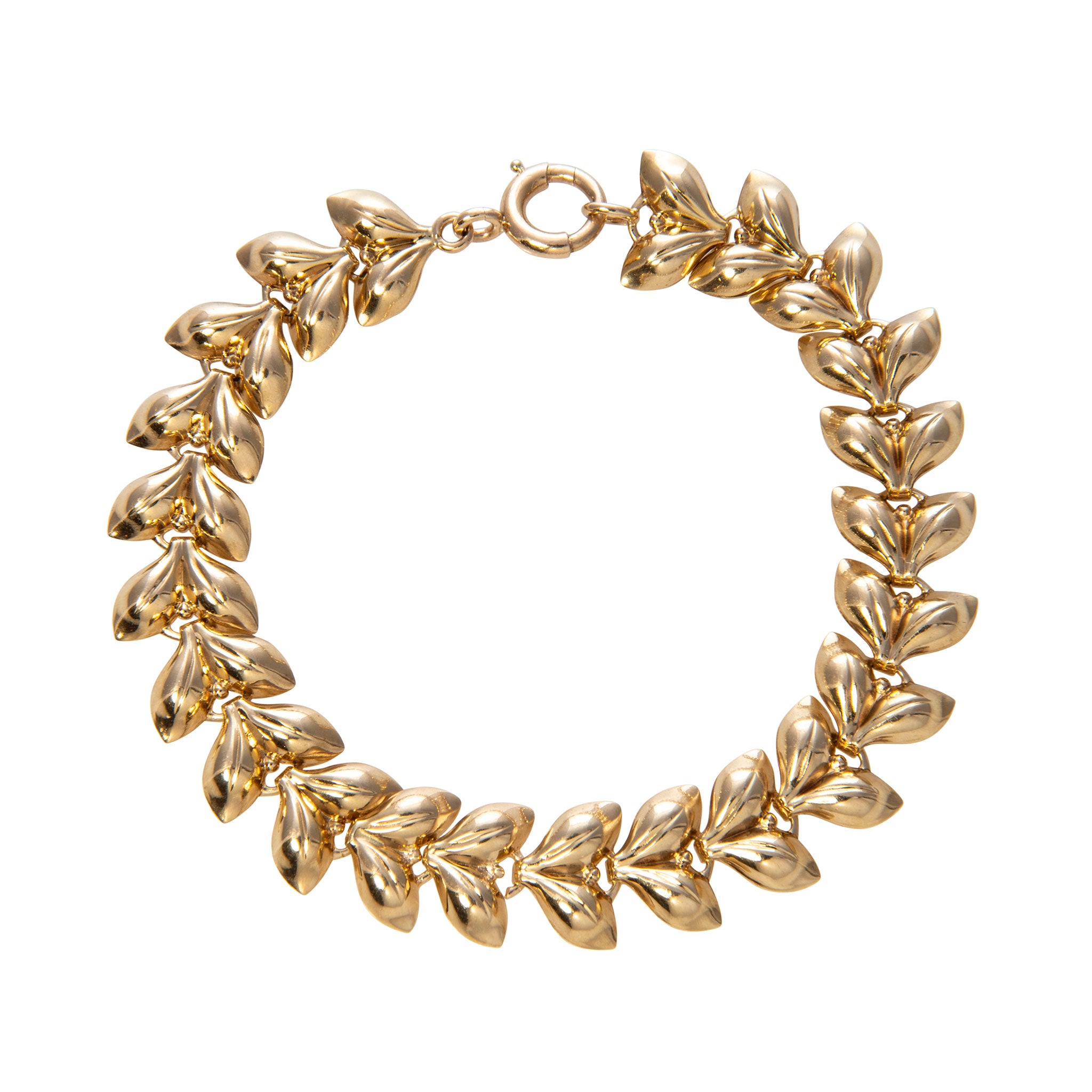 Estate Tiffany & Co 14K Yellow Gold Link Bracelet