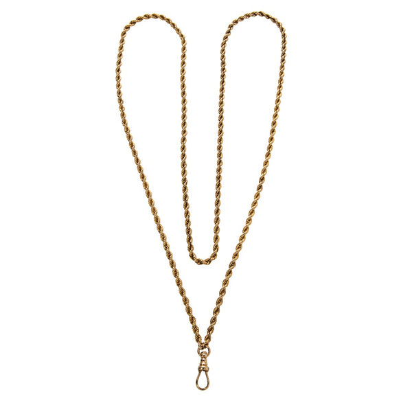 Estate Gold Rope Chain 19 Necklace – Springer's