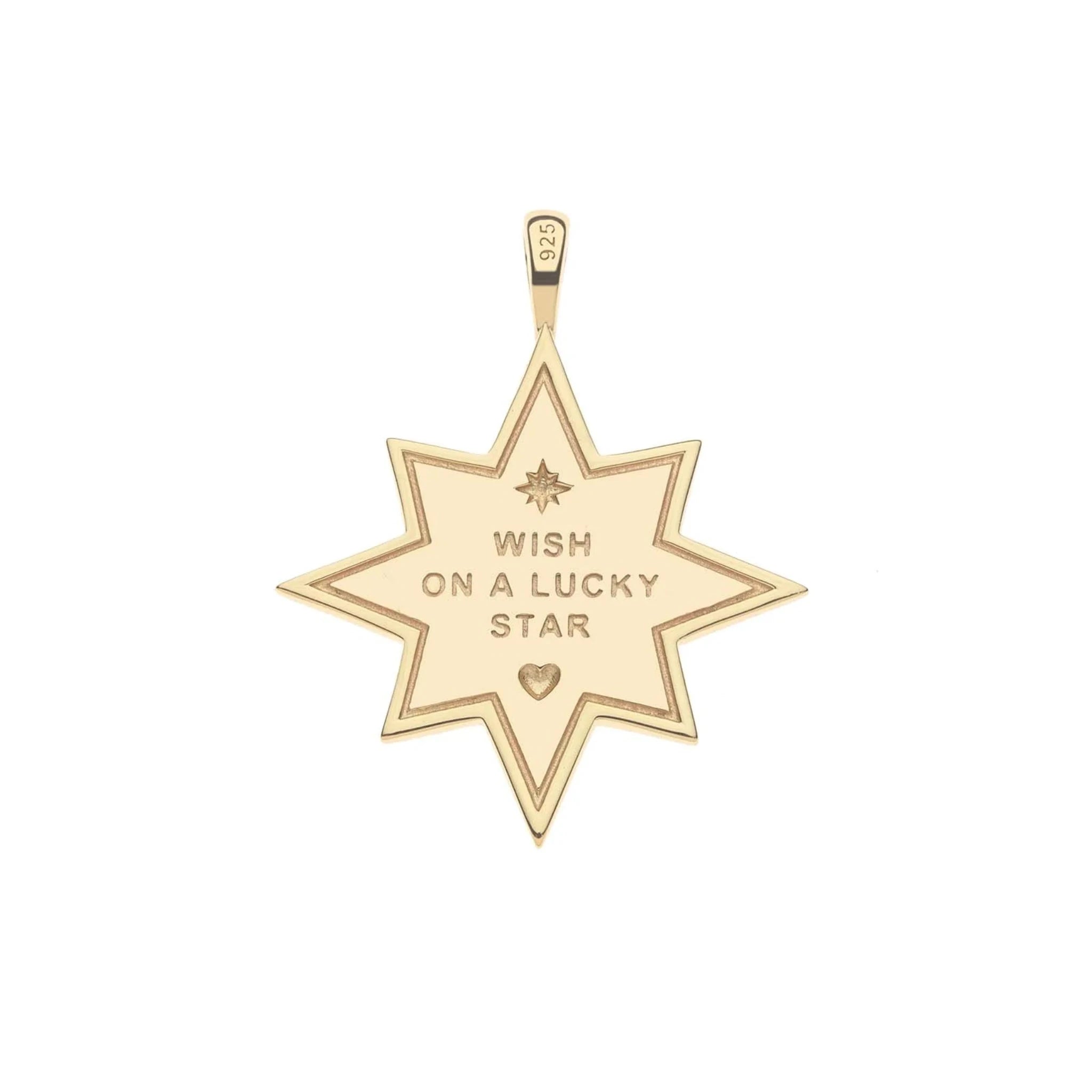 Jane Win LUCKY Wish On A Star Pendant