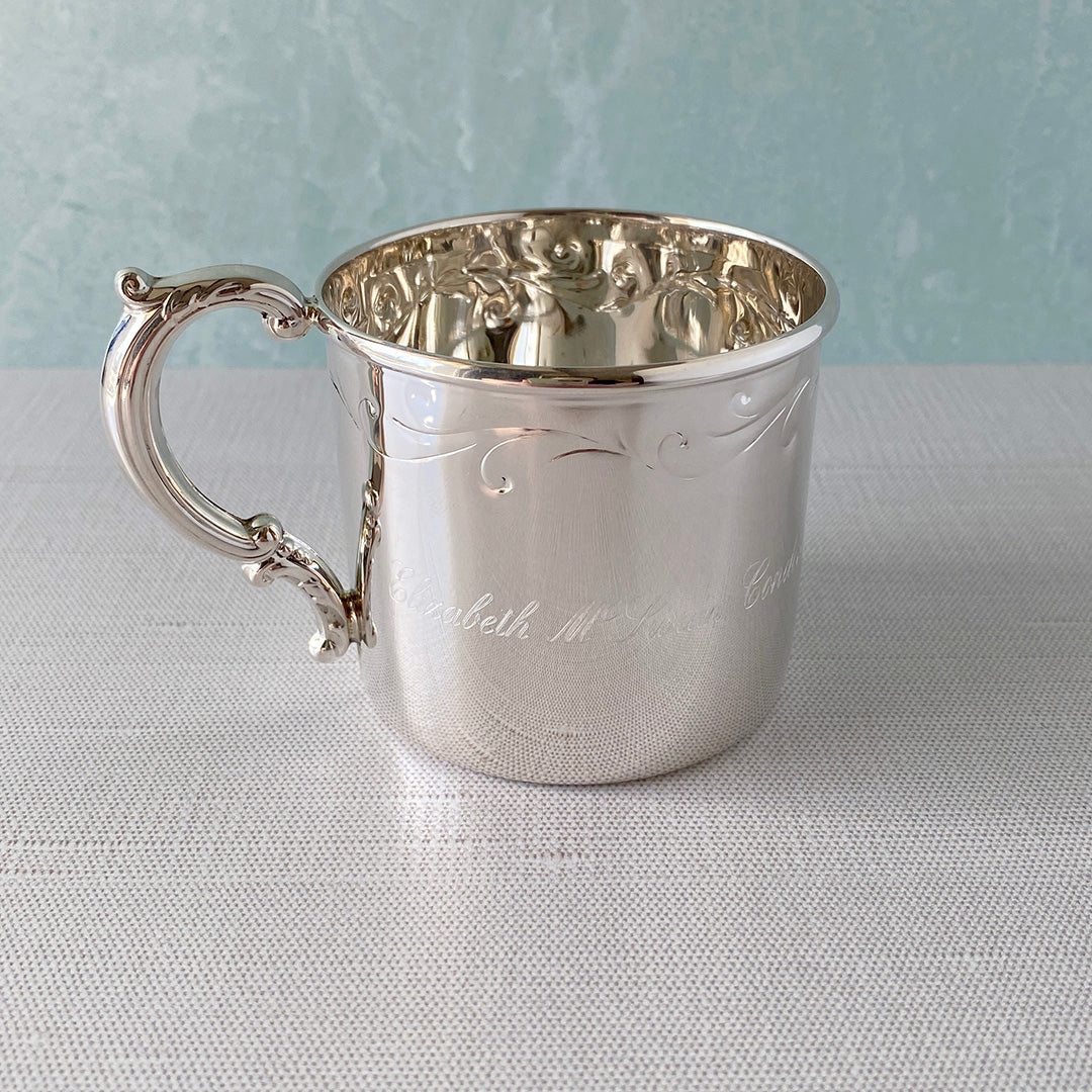 Classic Baby Cup in Sterling Silver, Size: 2.25 in.