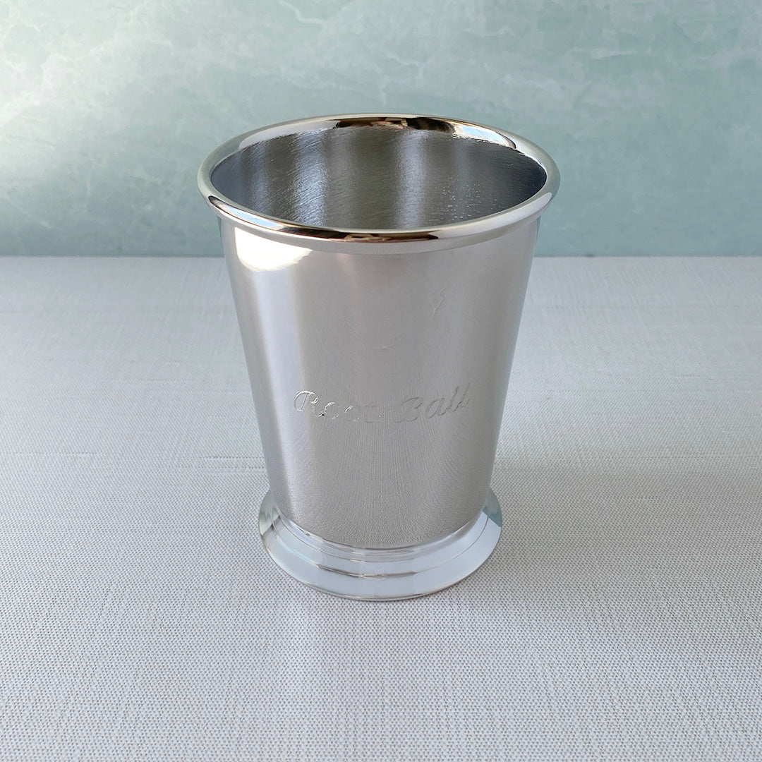 Vintage Hand-Forged 2024 Honeycomb Silver Julep Cups - 5 Available