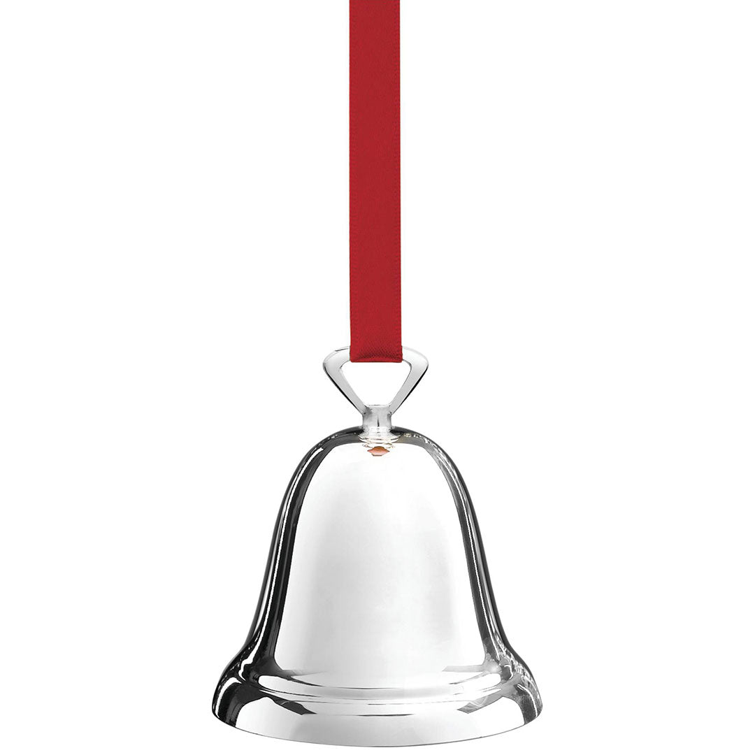 2024 Silver-Plated Christmas Bell Ornament back