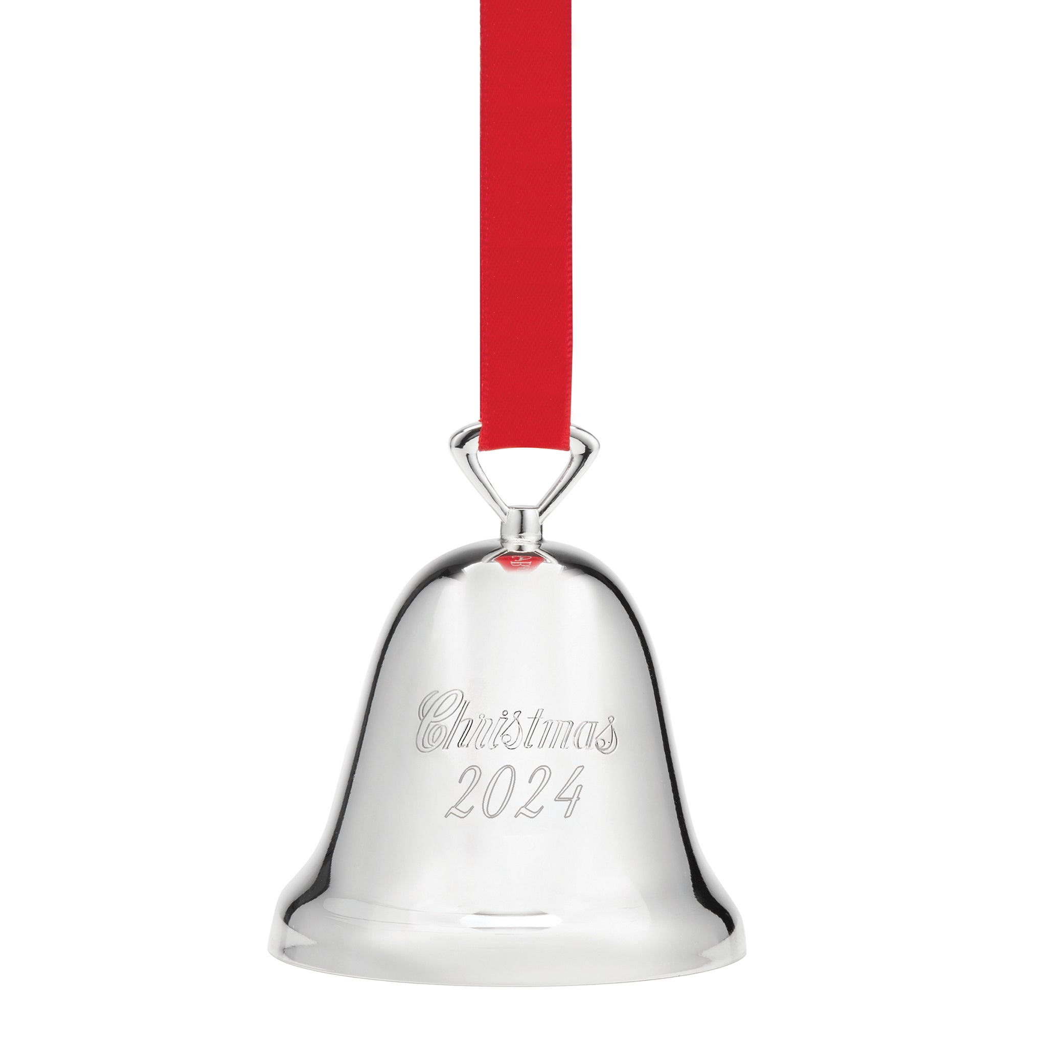 2024 Silver-Plated Christmas Bell Ornament