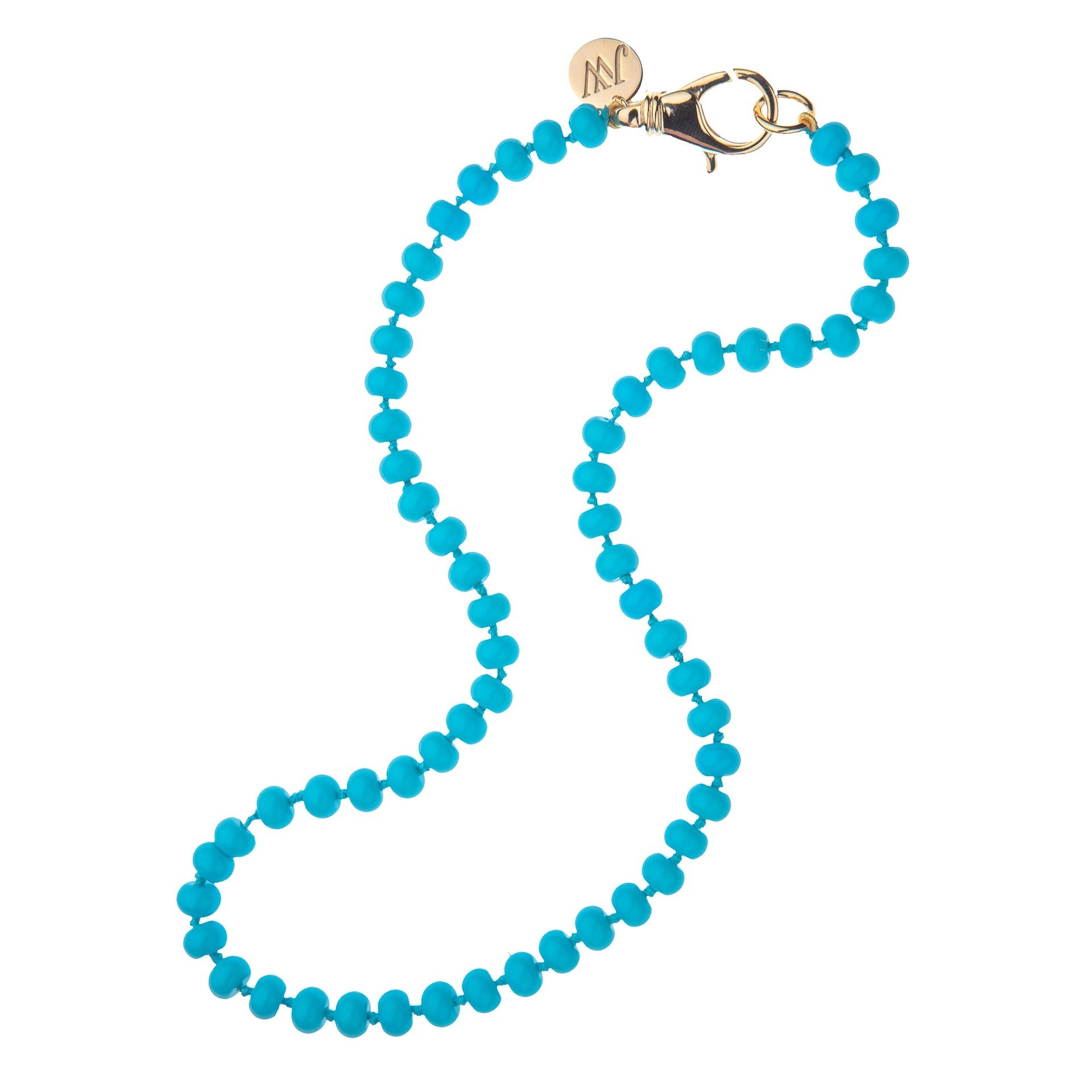 Jane Win Turquoise Beaded Necklace