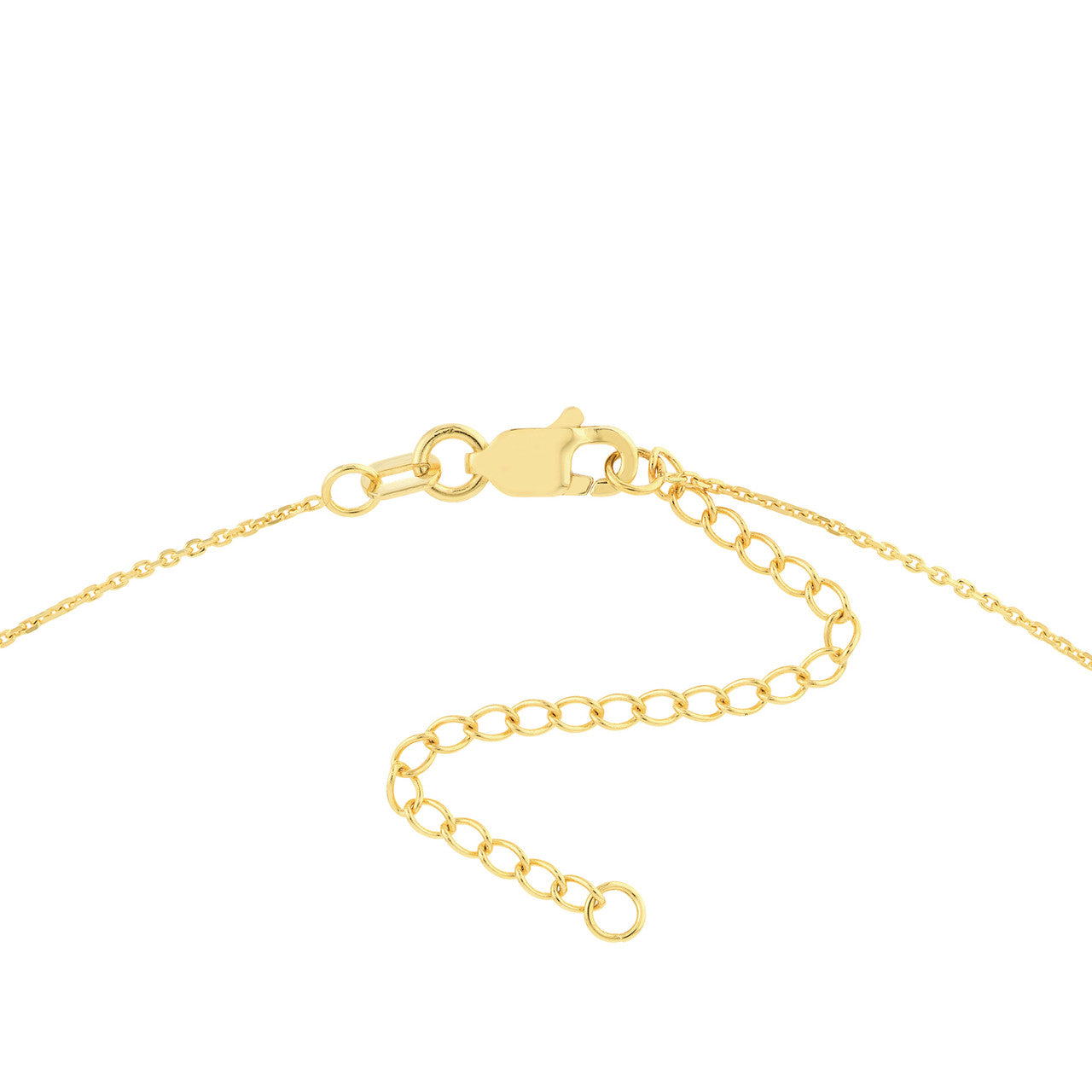 .16ctw Diamond Sideways Cross 14K Yellow Gold Necklace