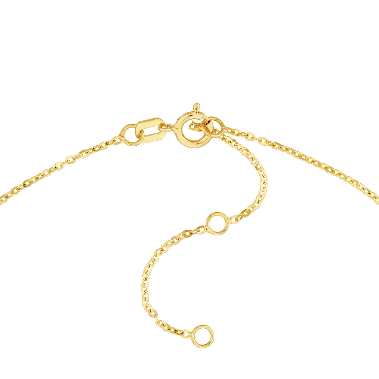 Child 14K Yellow Gold Mini Puff Star Necklace