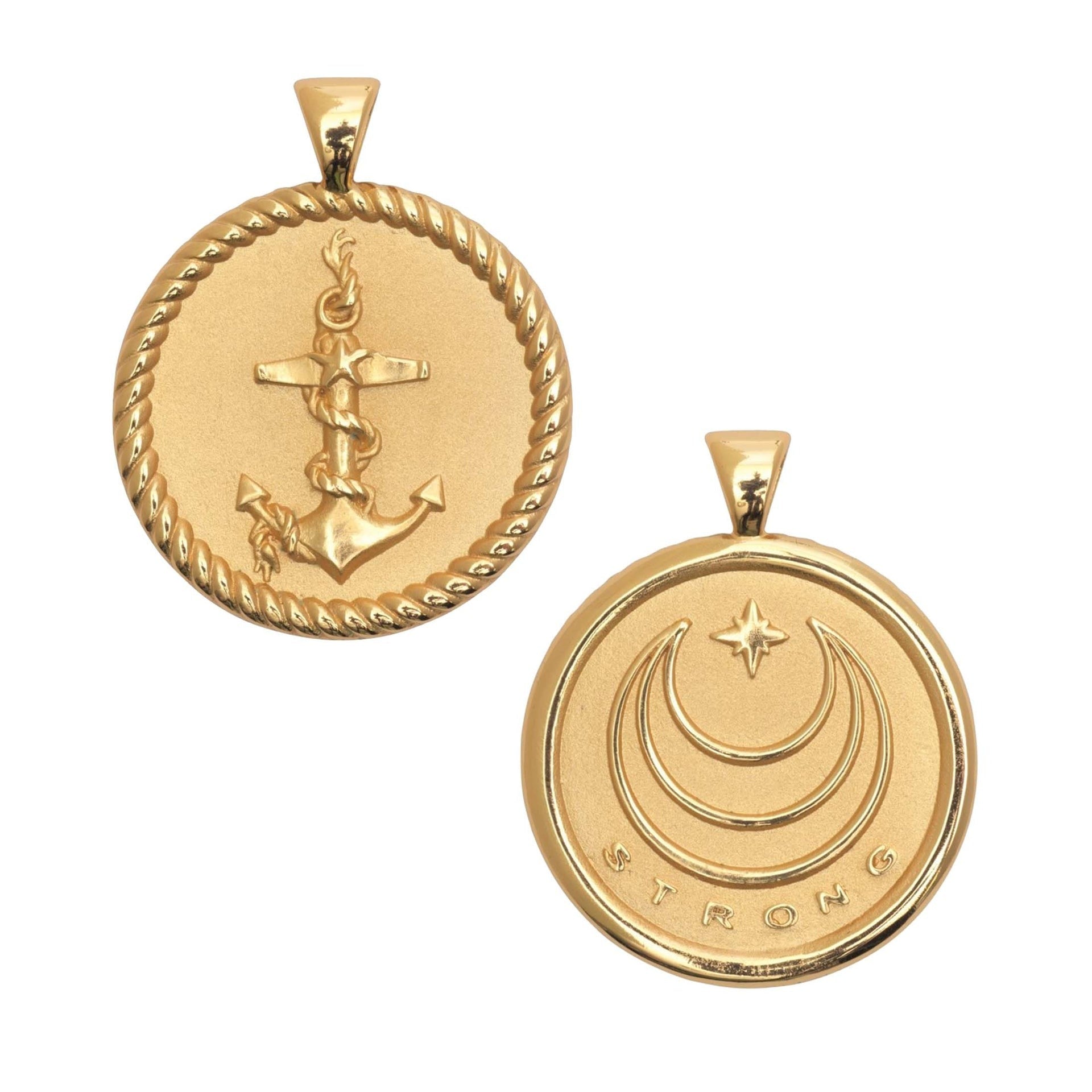 Jane Win STRONG Original Coin Pendant Necklace