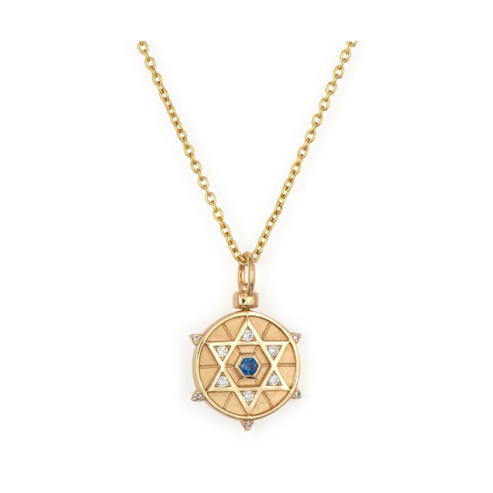 Star of David & Hamsa 14K Gold Top Switch Earring Charms