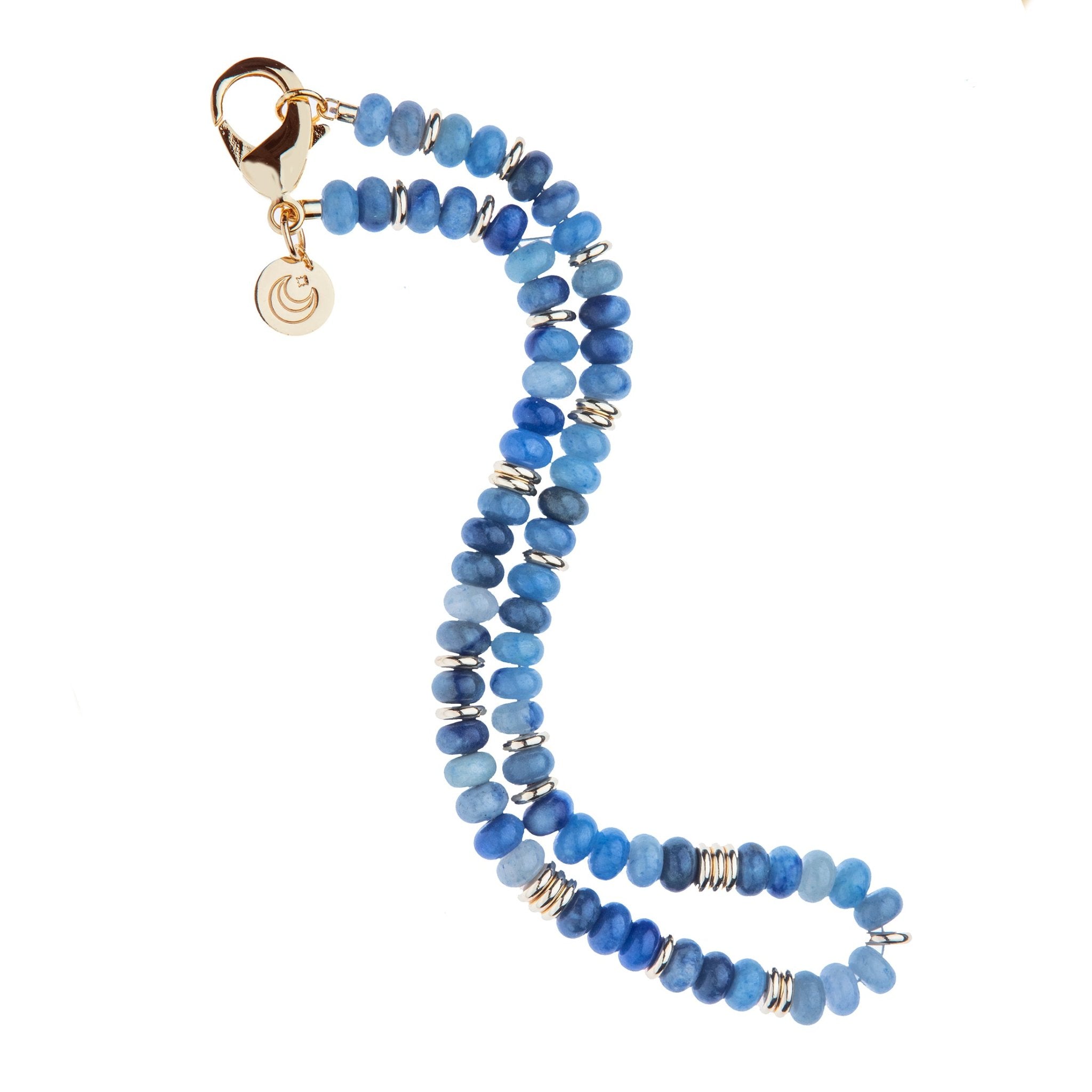 Jane Win Kyanite Gumdrop Beaded Necklace