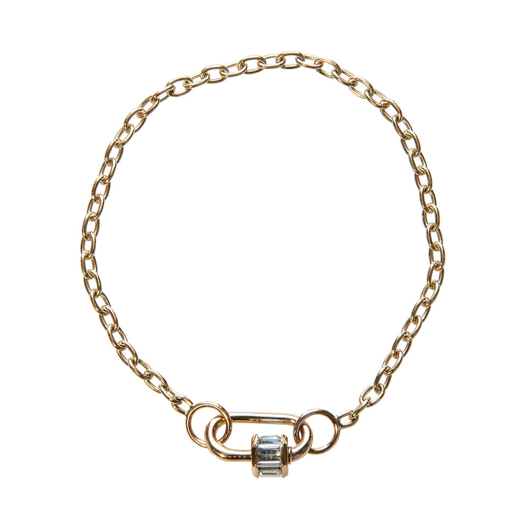 Marla Aaron 14K Yellow Gold Pulley Chain Bracelet