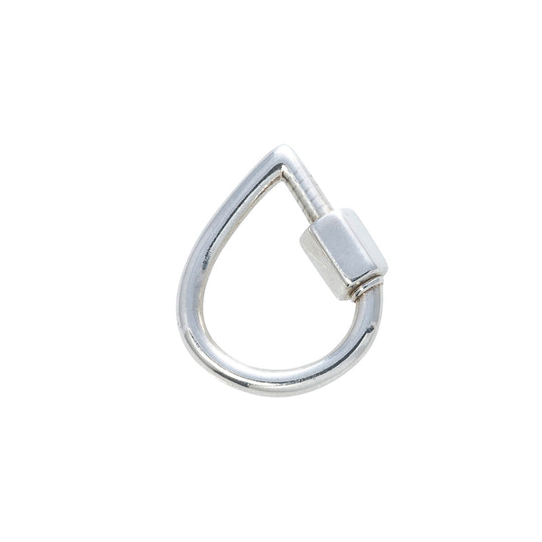 Marla Aaron Regular Sterling Silver Heart Lock