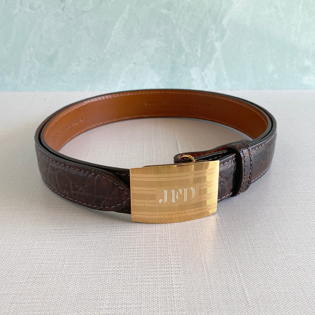 Plated belt on sale