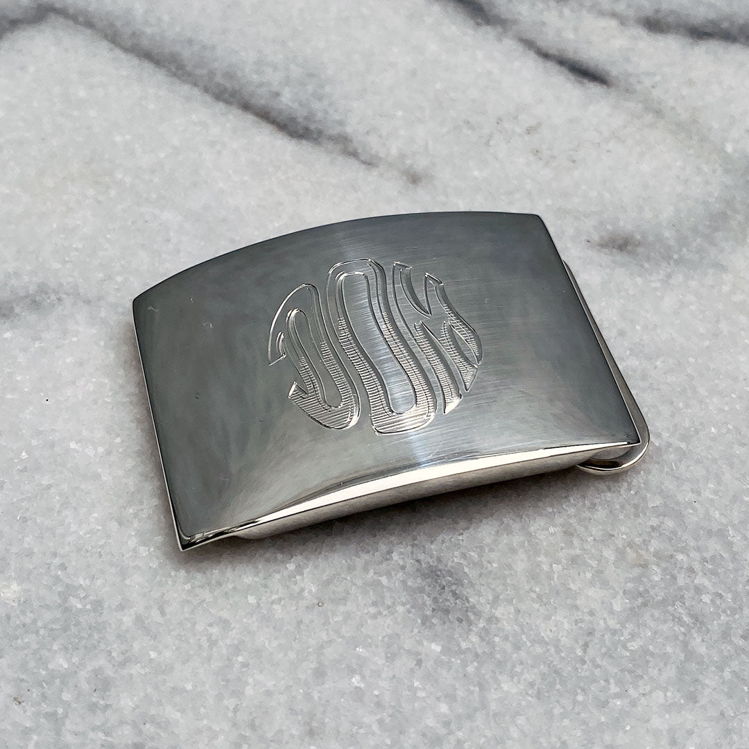 Sterling silver belt buckle - Accessories