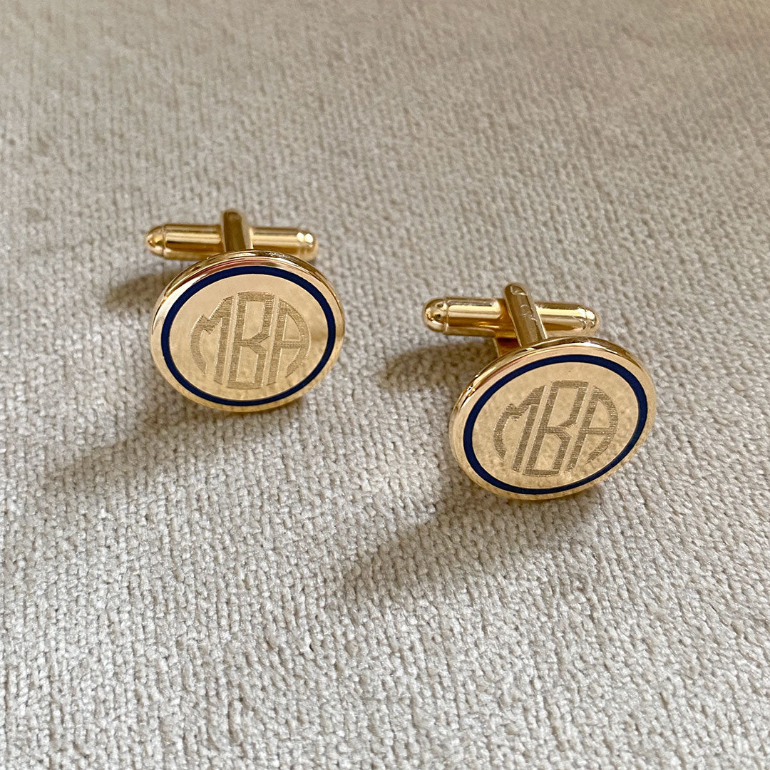 Personalized enamel cufflinks, top Mens jewelry, Presonalized gifts for men, Wedding gift, Custom anniversary cufflinks