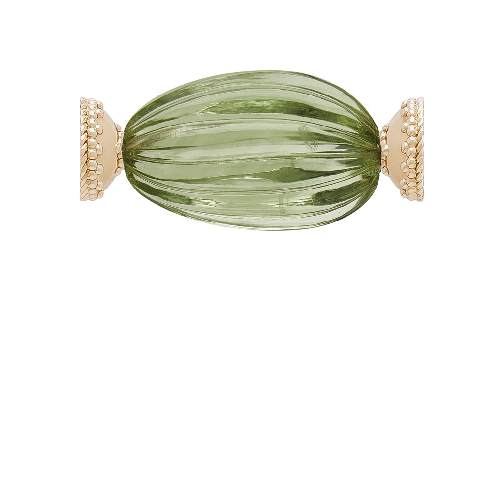 Clara Williams Melon Green Amethyst Centerpiece