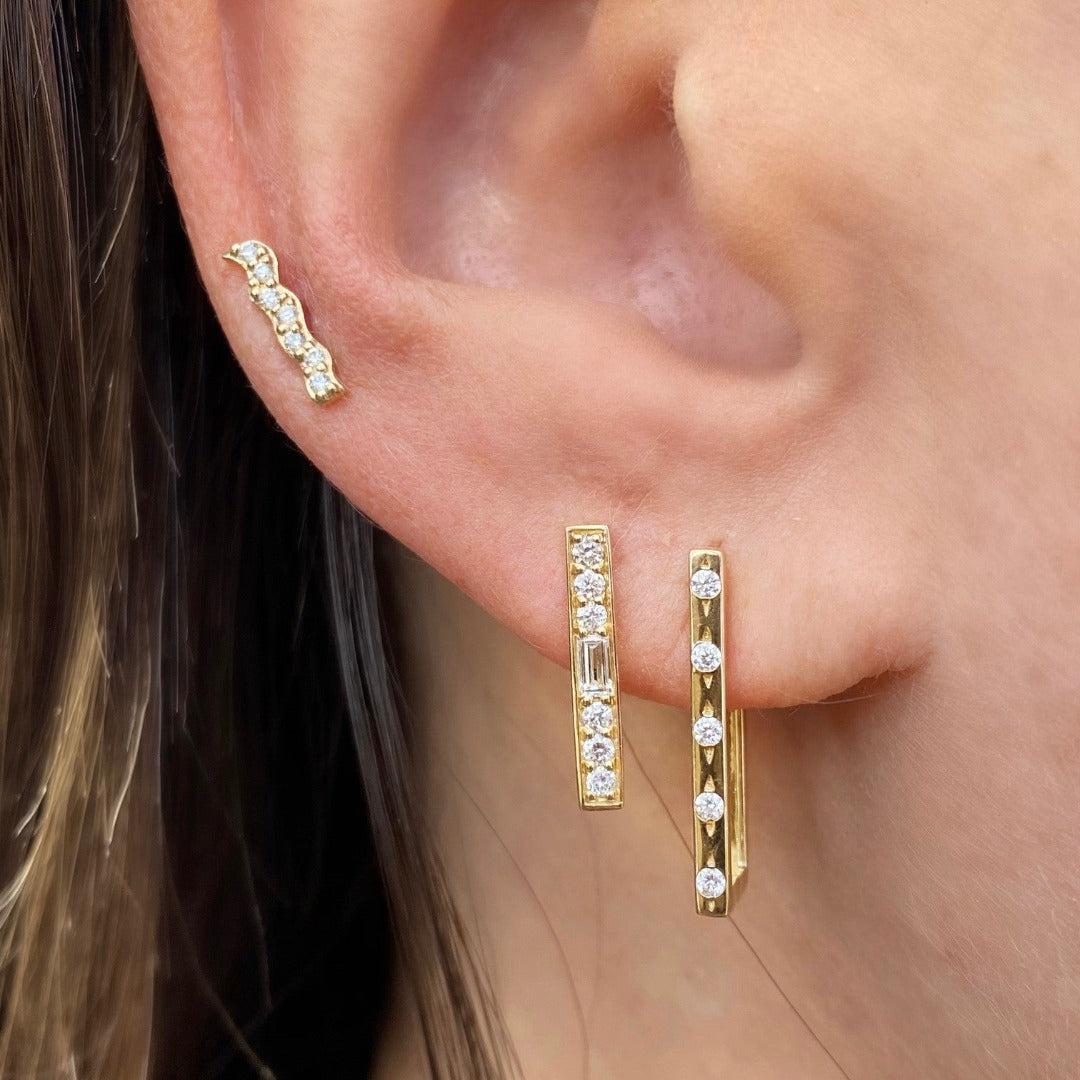 14K Gold Small Hoop Earrings | One Size | Earrings Hoop Earrings | Gifts for Her